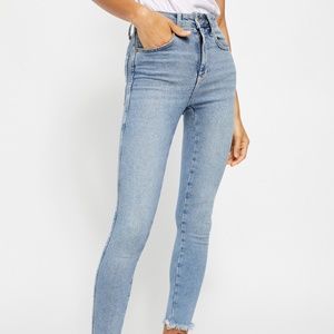 Free People Raw High Rise Jegging Sierra